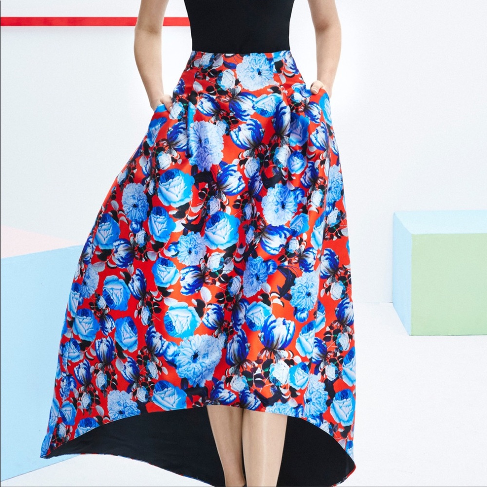 Sachin + Babi hi-lo skirt and crop top set